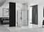 Душова кабіна Rea Molier 2 90x90 chrome REA-K8539 + REA-K8539, Хром, Універсальна, прозорий, хром - мініатюра 2
