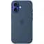 Силіконовий чохол CasePro Silicone Case with MagSafe Denim для iPhone 16 - мініатюра 1