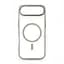 Чехол Apple iPhone 17 Air, Unit MagSafe, серый, прозрачный, магсейф, противоударный, магнитный, панель-накладка с поддержкой MagSafe, с поддержкой беспроводной зарядки, TPU+PC, защита всего корпуса, ударопрочный, ArmorStandart (ARM86309) - мініатюра 1