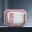 Футляр протиударний Locking Button для навушників Airpods Pro 3 Pink - мініатюра 2