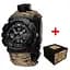 Awarder 005 Тризуб срібло Black + Паракордовий ремінець Desert Camo - миниатюра 1