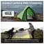Намет Naturehike Cloud Up Pro CNK2350WS020 надлегкий двомісний темно-зелений - мініатюра 4