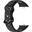 Ремінець DK CDK для Xiaomi Mi Smart Band 9 Pro Silicone Sport Band Nike (017600) (black / grey) - мініатюра 1