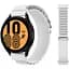 Ремешок для Xiaomi Amazfit GTS 2 2e 3 4 mini - белый Watchbands NormalCloth Wave ширина крепления 20мм нейлоновый (W26-6WB59545445) - миниатюра 1