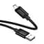 Кабель для заряджання Hoco X122 USB Micro USB міцний силіконовий матеріал 1 метр Чорний - мініатюра 2
