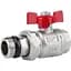 Кран кульовий Icma "Американка" 3/4" з антипротіканням прямий №348 (87348AE11) - мініатюра 1