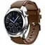 Силіконовий ремінець Watchbands для Samsung Gear S3 Samsung Galaxy Watch 46mm Silver - коричневий (WB001COFFE) - мініатюра 1