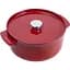 Каструля KitchenAid Cast Iron чавунна з кришкою 26 см 5.2 л червона (CC006060-001) - мініатюра 1