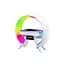 Лампа-нічник з Bluetooth-колонкою  XM-X63 Бездротове ЗУ Годинники RGB білий - мініатюра 1