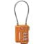 Брелок-замок Munkees 3609 TSA Cable Combi Lock Помаранчевий - мініатюра 1