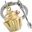 Брелок Metalmorphose Cupcake with Shiny Gold Cup (8000020593047) - миниатюра 1