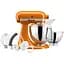 Планетарный миксер KitchenAid Artisan 4.8 л медовый (5KSM175PSEHY) - миниатюра 5