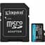 Карта пам'яті Kingston microSDXC Canvas Go! Plus 256GB Class 10 UHS-I U3 V30 A2 + SD адаптер (SDCG4/256GB) [139171] - мініатюра 2