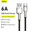 Кабель Baseus Cafule Cable USB to Type-C 66W 2m CAKF000201 Black - мініатюра 3