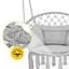 Крісло-гойдалка 4FIZJO Boho Dream 80 см з подушкою, підвісна, плетена Grey (P-5905973404532) - мініатюра 6