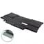 Акумулятор для ноутбука Apple A1496 (Apple MacBook Air A1466 (2013–2017)) 7.6V 7150 mAh 55Wh Black - мініатюра 2