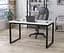 Письмовий стіл Loft Design Q-135-36 Black (Білий) - мініатюра 1