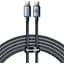 Кабель Baseus Crystal Shine Series USB-C to USB-C 100W 1.2m Black (CAJY000601) [141252] - мініатюра 1