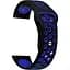 Ремінець Becover Vents Style для Samsung Galaxy Watch 46 mm / Watch 3 45 mm / Gear S3 Classic / Gear S3 Frontier Black-Blue (705782) - мініатюра 1