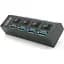 Концентратор Voltronic USB 3.0 to 4xUSB with switches (YT-3H4S/1TB) - миниатюра 1