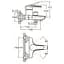 Смеситель для ванны AQUATICA HM-1C131C 9736200 - миниатюра 2