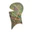 Балаклава Buff Thermonet Hinged Balaclava, Bosky Moss Green Разноцветный - миниатюра 7