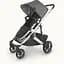 Универсальная коляска 2 в 1 UPPAbaby CRUZ 2, JORDAN (графитово-серый меланж/серебристая рама/черная кожа) - миниатюра 10