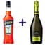 Набор: Аперитив Aperol Aperetivo 11% 0.7 л + Вино игристое Moinet Blanc de Blancs белое экстра сухое 0.75 л - миниатюра 1
