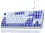 Клавиатура игровая механическая Aula Mechanical Aula F-87 White-Purple KRGD Blue switch - миниатюра 2