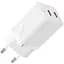 Мережевий зарядний пристрій Baseus GaN5 Pro 40W 2xUSB-C White (CCGP180102) [113781] - мініатюра 1