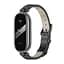 Шкіряний ремінець MiJobs для фітнес-браслета Xiaomi Mi Band 3 и 4 Type A чорний, тримач - чорний - мініатюра 3
