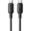 Кабель Baseus Silky Series Type-C to Type-C 100W 1m Black (P10377704113-00) [141244] - мініатюра 1