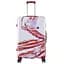 Валіза велика Semi Line 28 дюймів (L) Polycarbonate/ABS-Plastic White/Red Print (T5654-3) - мініатюра 2