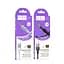 Аудіоадаптер Hoco UPA27 Spirit transparent digital audio conversion cable iP 1.2 м чорний - мініатюра 4