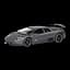 Машинка Uni-fortune Lamborghini Murcielago, 1:32, матовий чорний (554997M) - мініатюра 1