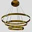 Led люстра кольца Art BX5001/40+60+80 GD - миниатюра 1