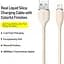 Кабель Baseus Jelly Liquid Silica Gel Fast Charging Data Cable USB to Lightning 2.4A 1.2m CAGD000004 Pink - мініатюра 3