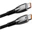 Кабель Baseus Glimmer Series USB-C to USB-C 100W 2m Black (CADH000801) [128053] - мініатюра 2
