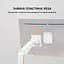 Настільне кріплення для монітора OfficePro MA801W 17-49` White [123469] - мініатюра 5