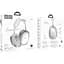 Бездротові навушники Hoco w55 Pleasing BT headphones біло сірі (White Silver) - мініатюра 3