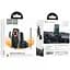 Тримач з бездротовою зарядкою HOCO HW27 Traveler infrared RGB wireless car holder (center console) 15W - мініатюра 6