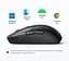 Бездротова миша Ugreen MU103 Modes Mouse чорний Wi червоний 2.4 GHz BT Type-C Charging 3-devices support (90539) - мініатюра 2