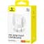 Мережевий зарядний пристрій Baseus GaN5S Fast Charger 1Type-C 20W EU P10162503213-00 White - мініатюра 8