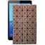 Чехол StatusCASE из экокожи для планшета Huawei MediaPad M5 Lite 8 Коричневый ромб - миниатюра 1