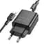 Сетевое зарядное устройство для Borofone BA72A Spring 18W/QC3.0/1USB + Cable Type-C черный - миниатюра 5