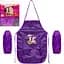 Фартух дитячий з нарукавниками для дівчаток CR5530(Violet) 54х37 см (91392) - мініатюра 1