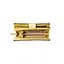 Жіночий шкіряний гаманець MICHAEL KORS Medium Crossgrain, жовтий - мініатюра 4