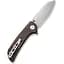 Ніж cкладний Sencut Fritch S22014-3 Micarta коричневий - мініатюра 3