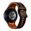 Браслет Scales для Samsung Galaxy Watch 5 - черно-оранжевый ширина крепления 20мм силикон Watchbands (W19-7WB12317561) - миниатюра 2