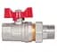 Кран кульовий Thermo Alliance "Американка" Standart 3/4" ВЗ прямий, PN40, метелик SD220W20 - мініатюра 3